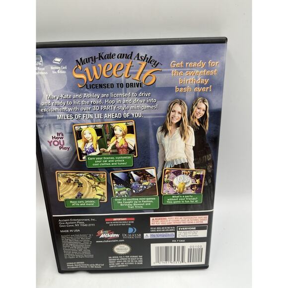 Mary-Kate and Ashley: Sweet 16 - Licensed to Drive (Nintendo GameCube, 2002) CIB - Picture 5 of 8